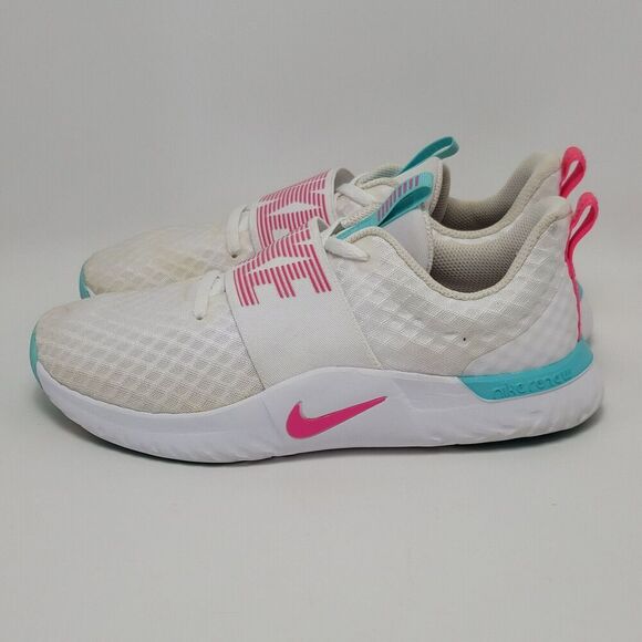 Nike Renew In Season TR9 White Multicolor Sneakers Shoes Womens Sz 8 CW7022-100 - Picture 5 of 12